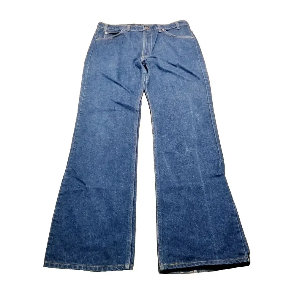 Levi's 517 Jeans Men Size 36x34 Orange Tab Vintage Denim 1993 USA Made (35x34.5)